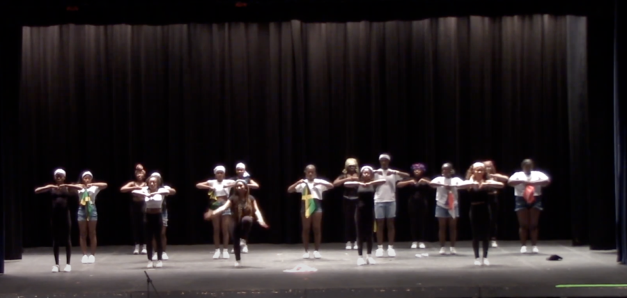 Baldwin Step Team takes 2nd place out of 21 acts in Talent Show.