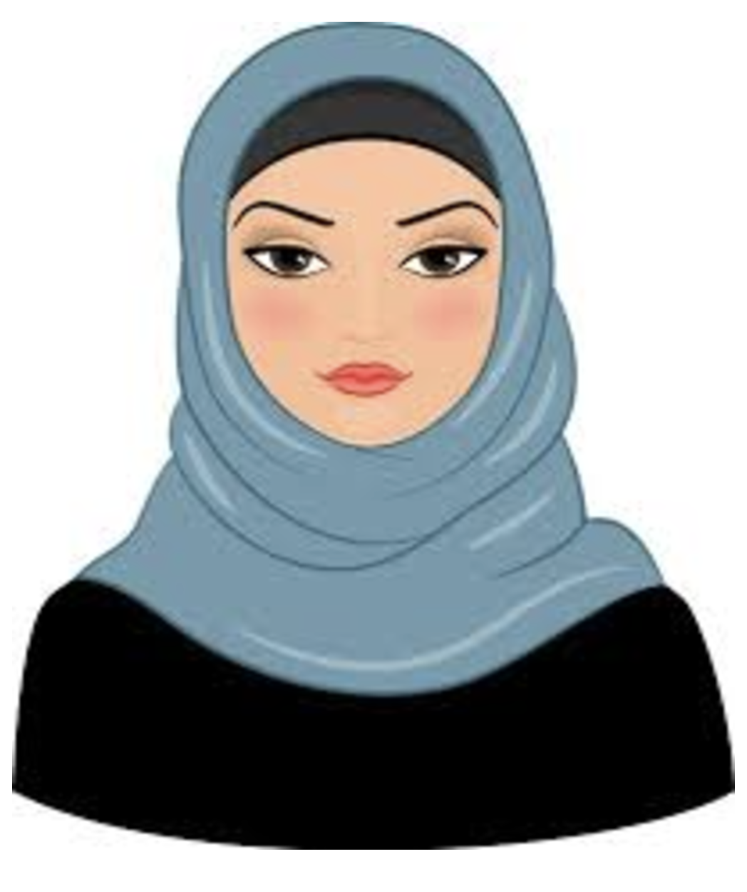 Clip art of Muslim Lady